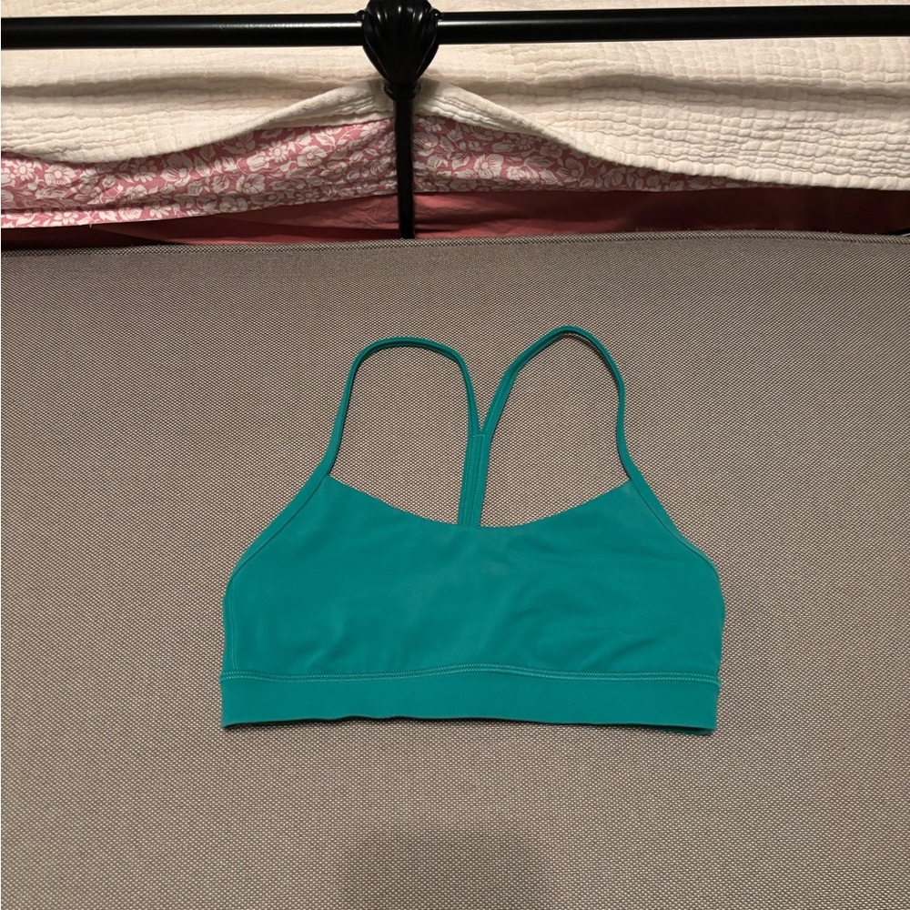 Y Flow Bra in Raceway Green